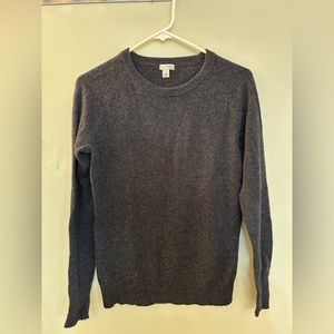Halogen cashmere crew-neck sweater.  Dark gray.  Size small.
